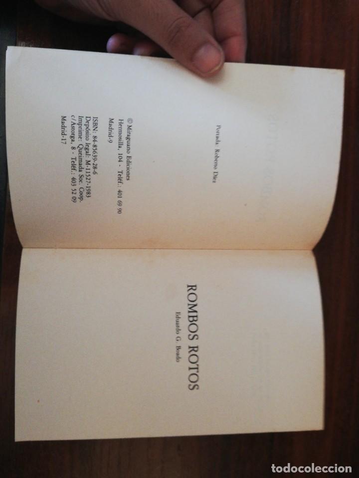 Libros de segunda mano: ROMBOS ROTOS - EDUARDO G BOADO. 1983 - Foto 2