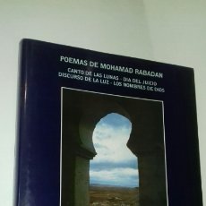 Libros de segunda mano: POEMAS DE MOHAMAD RABADAN. D.G.A., 1991