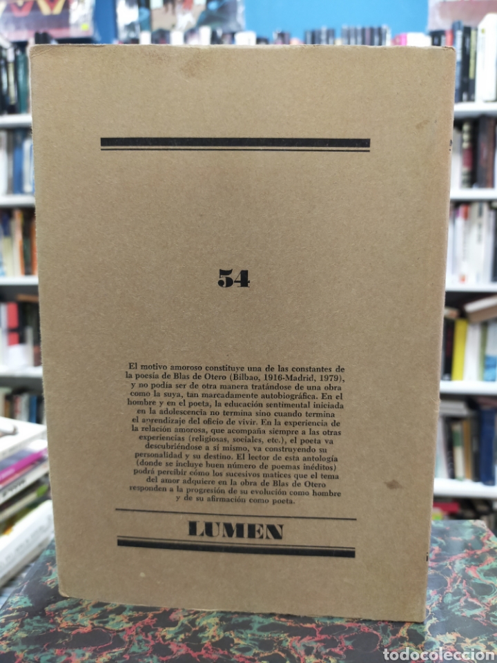 Libros de segunda mano: POEMAS DE AMOR - BLAS DE OTERO - Foto 2