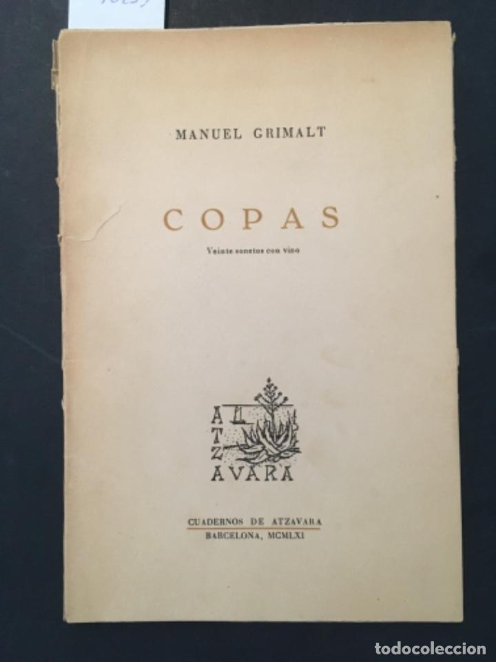 Libros de segunda mano: COPAS, MANUEL GRIMALT, DEDICADO - Foto 1