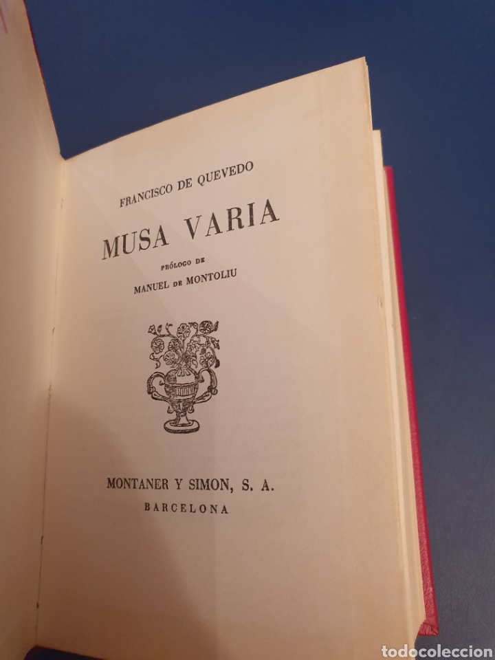 Libros de segunda mano: MUSA VARIA FRANCISCO DE QUEVEDO - Foto 3