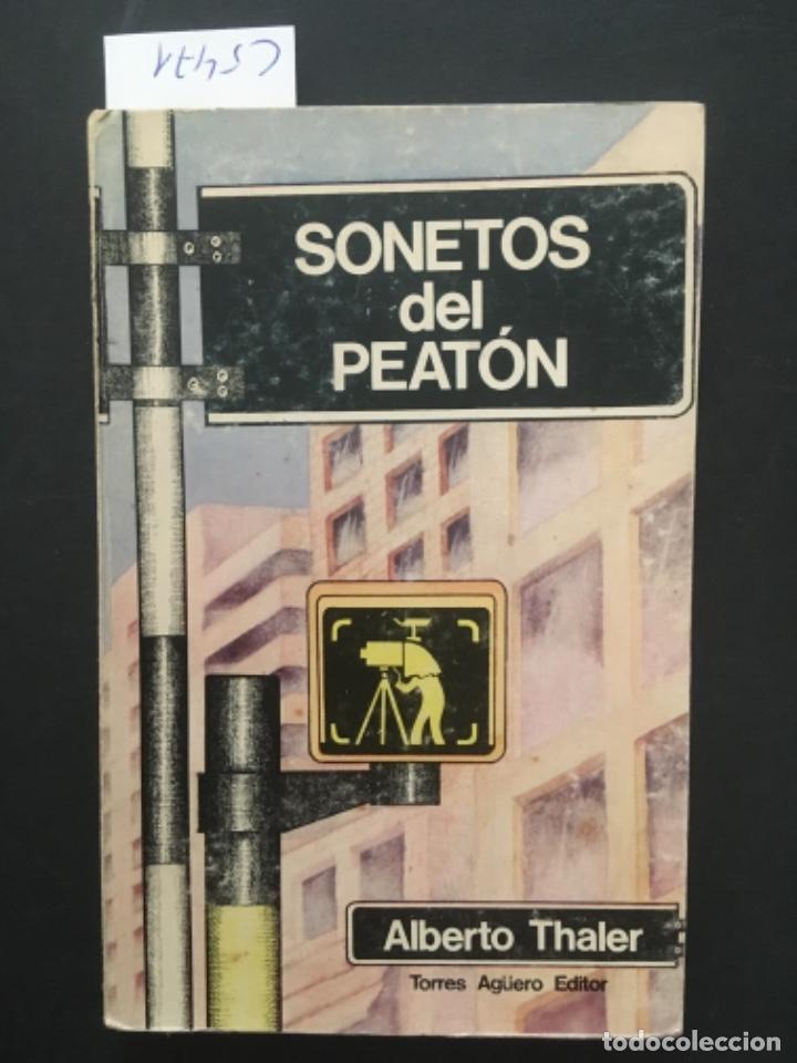 Libros de segunda mano: SONETOS DEL PEATON, ALBERTO THALER - Foto 1