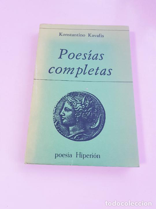 Second hand books: LIBRO-POES&Iacute;AS COMPLETAS-KONSTANTINO KAVAFIS-POES&Iacute;A HIPARI&Oacute;N-1978-EXCELENTE-COLECCIONISTAS
