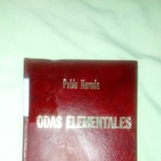 Libros de segunda mano: ODAS ELEMENTALES, PABLO NERUDA, CÁTEDRA. Lote 300882088