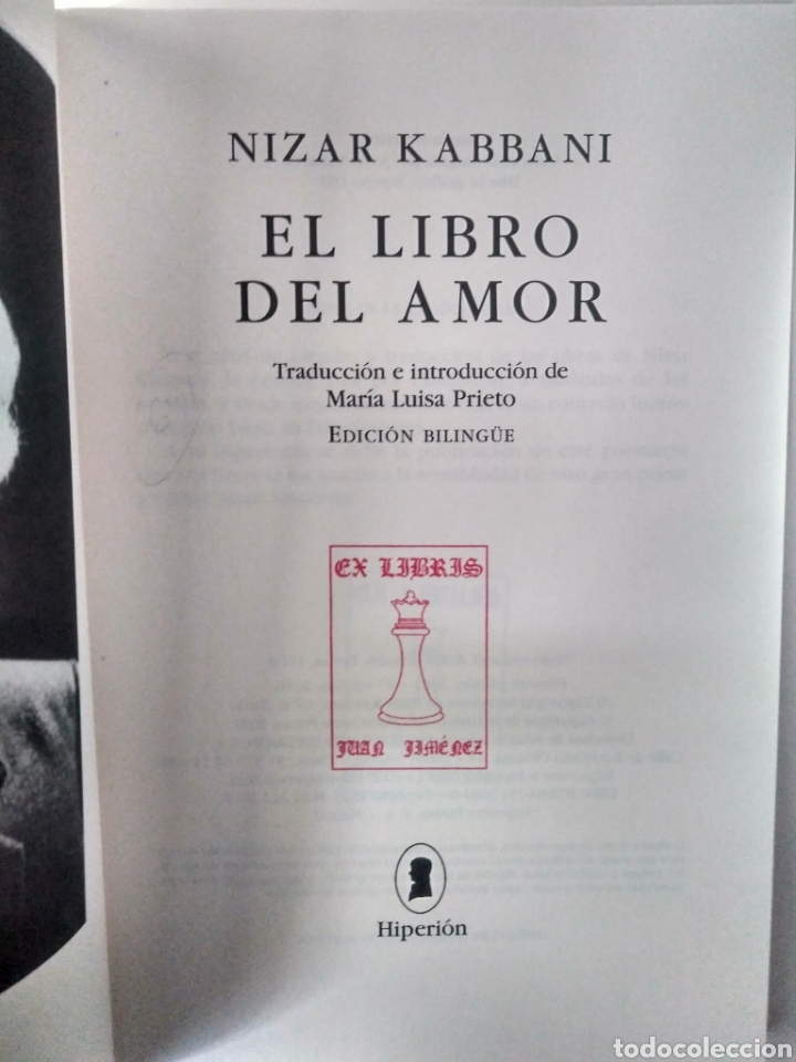 Libros de segunda mano: El libro del amor / Nizar Kabbani - Foto 3