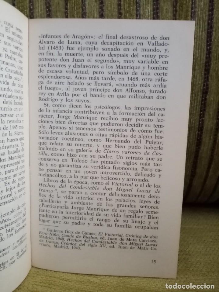 Libros de segunda mano: JORGE MANRIQUE POES&Iacute;A - Foto 5