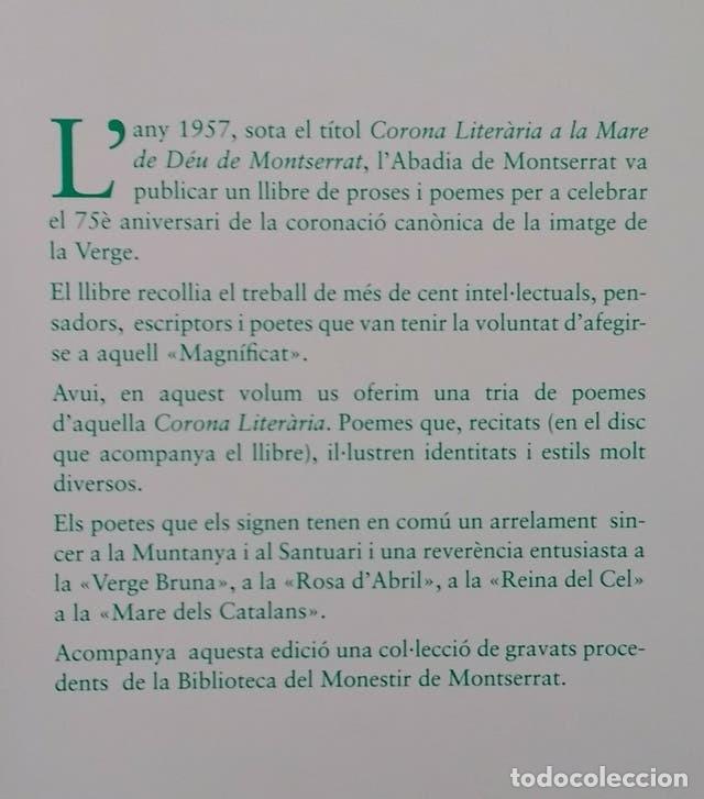 Libros de segunda mano: POEMES PER A UNA VERGE. - Foto 2