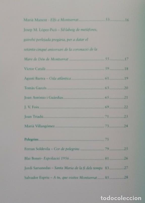 Libros de segunda mano: POEMES PER A UNA VERGE. - Foto 4