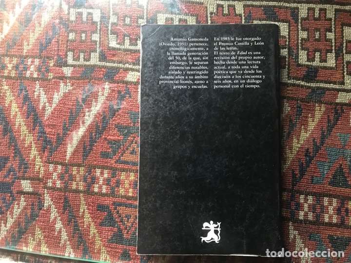 Libros de segunda mano: Edad. Antonio Gamoneda - Foto 4