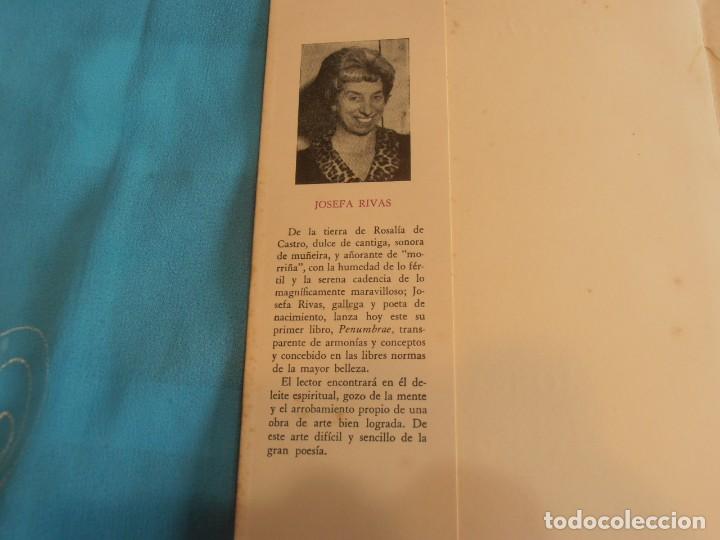 Libros de segunda mano: PENUMBRAE, JOSEFA RIVAS - Foto 3