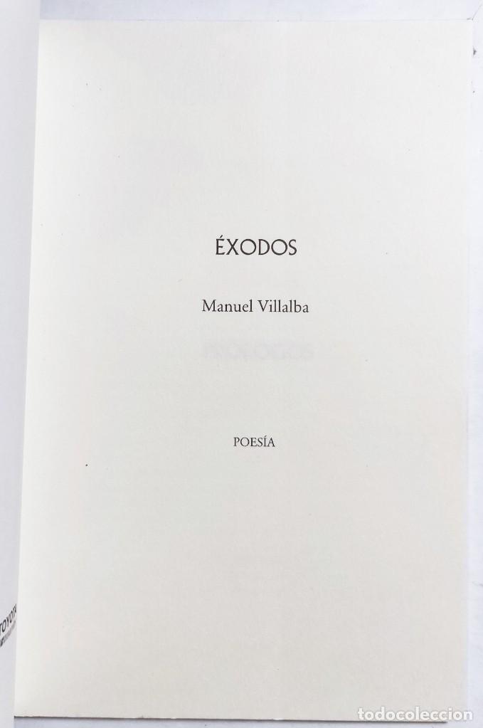 Libros de segunda mano: MANUEL VILLALBA. &Eacute;XODOS. 2000. CANARIAS. - Foto 2