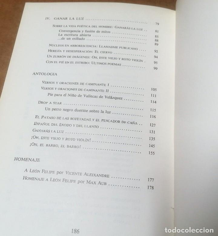 Libros de segunda mano: Le&oacute;n Felipe, 2 libros - Foto 6