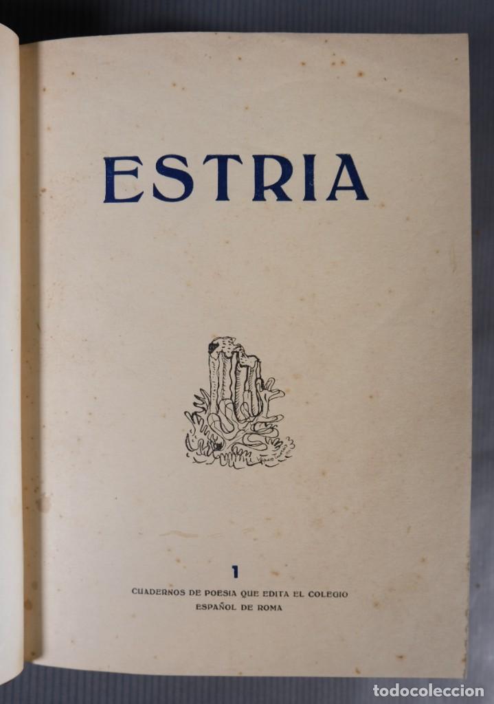 Gebrauchte B&uuml;cher: Estria - Cuadernos de poes&iacute;a que edita el colegio espa&ntilde;ol de Roma