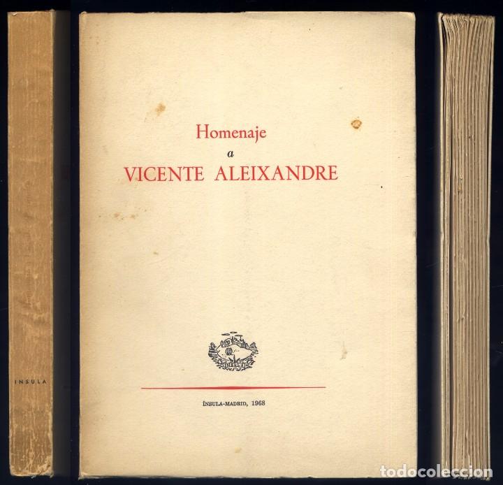Libros de segunda mano: Homenaje a Vicente Aleixandre. 1968. - Foto 1