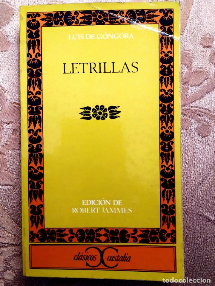 Libros de segunda mano: LUIS DE G&Oacute;NGORA: LETRILLAS - Foto 1