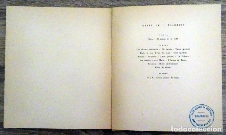 Libros de segunda mano: CALZE DE SILENCI J. THARRATS - Foto 3