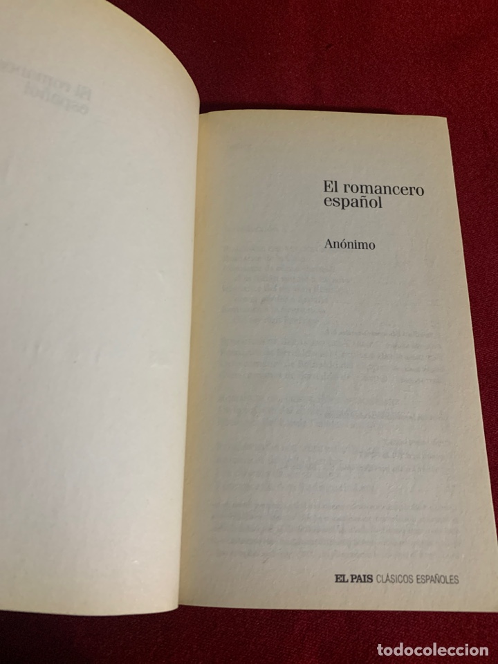 Libros de segunda mano: El romancero espa&ntilde;ol. An&oacute;nimo. - Foto 4