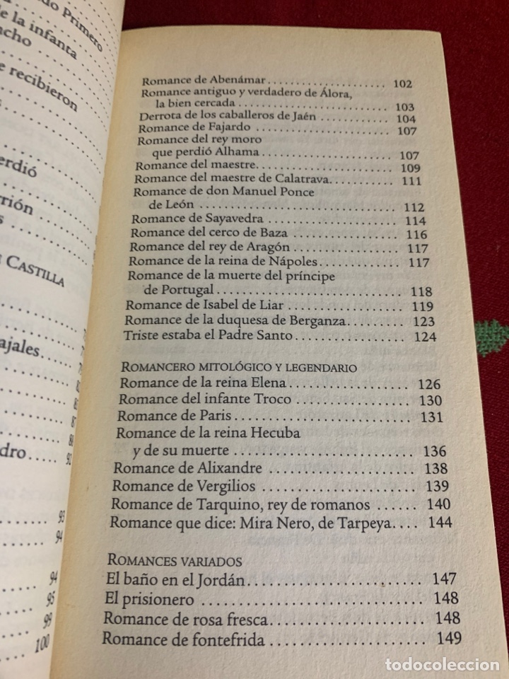 Libros de segunda mano: El romancero espa&ntilde;ol. An&oacute;nimo. - Foto 7