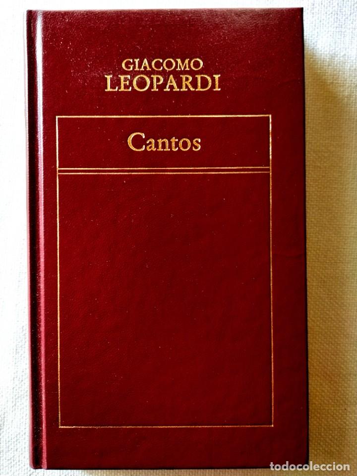 Libros de segunda mano: GIACOMO LEOPARDI: CANTOS - Foto 1