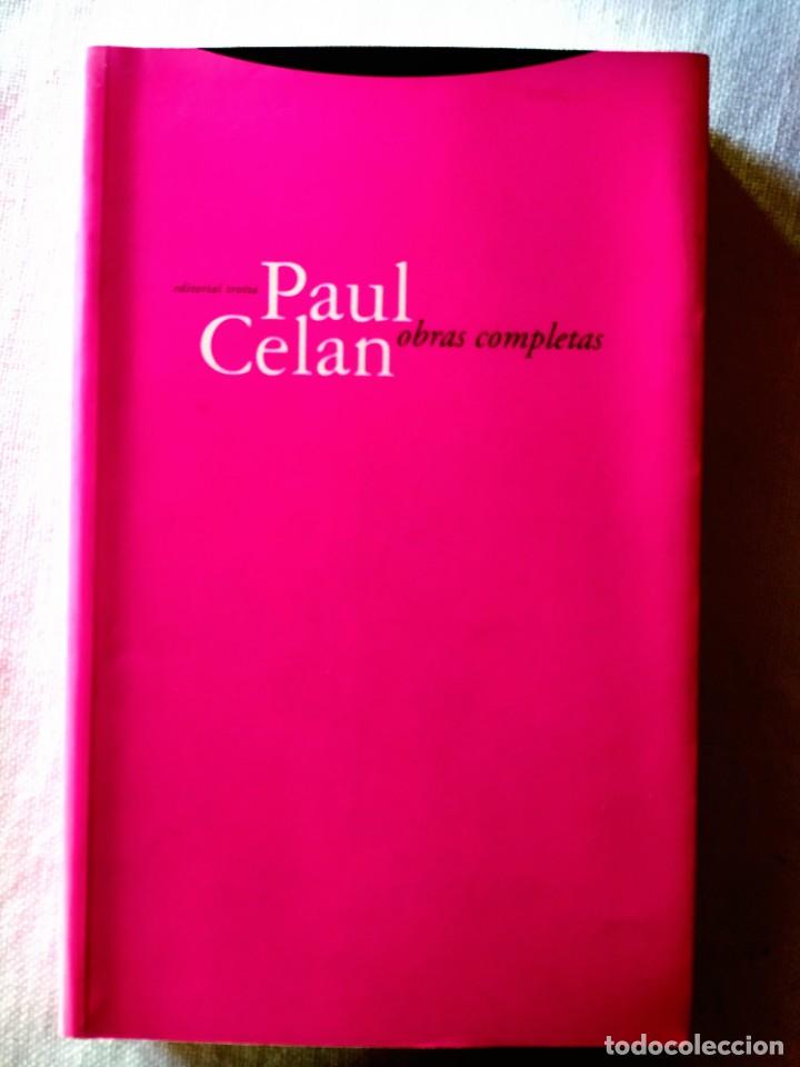 Libros de segunda mano: PAUL CELAN: OBRAS COMPLETAS - Foto 1