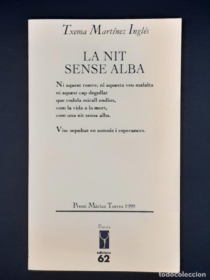 Gebrauchte B&uuml;cher: La nit sense alba - Premi Marius Torres 1999