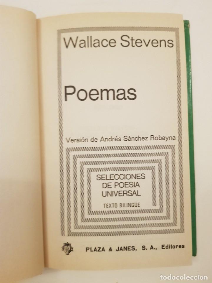 Libros de segunda mano: Poemas. Wallace Stevens. - Foto 3