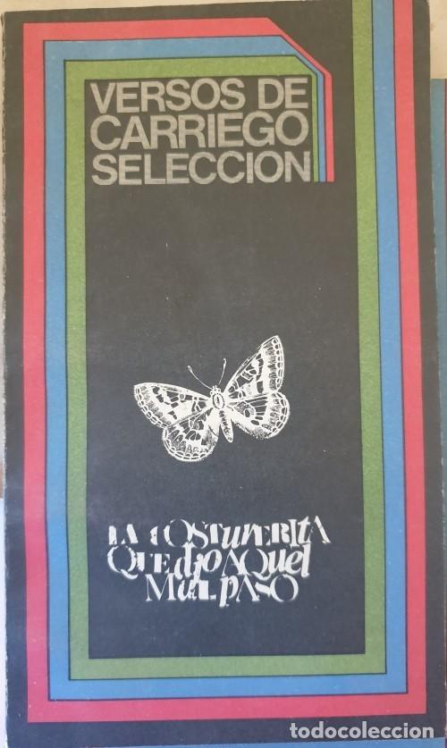 Libri di seconda mano: VERSOS DE CARRIEGO. SELECCI&Oacute;N. -