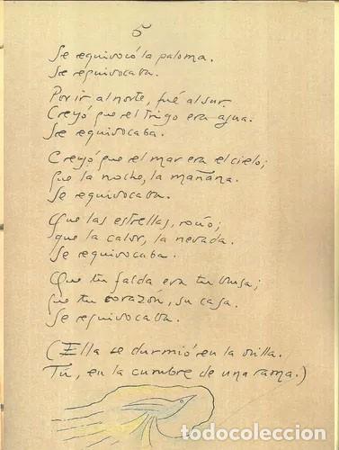 Libros de segunda mano: Siete Poemas Rafael Alberti - Foto 4
