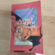 Libros de segunda mano: POETAS Y NOVELISTAS ANTE LA MÚSICA - FEDERICO SOPEÑA. Lote 316100658