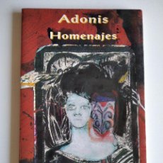 Libros de segunda mano: HOMENAJES. ADONIS (ALI AHMAD SAID ESBER). Lote 316303278