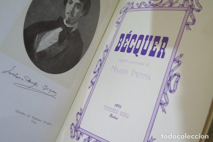 Libros de segunda mano: BECQUER. MARIO PENNA. TORINO. EDICION NUMERADA - Foto 3