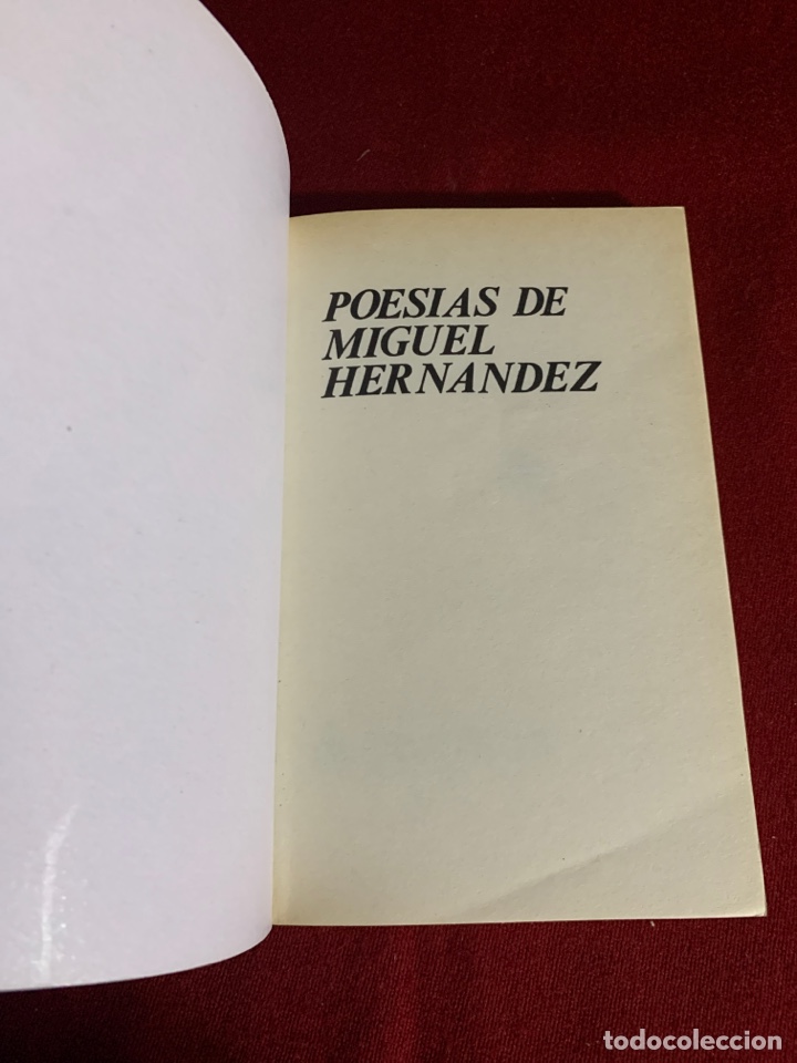 Libros de segunda mano: Poes&iacute;a. Miguel Hern&aacute;ndez. - Foto 3