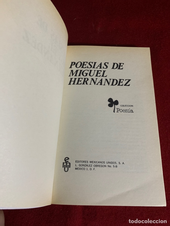 Libros de segunda mano: Poes&iacute;a. Miguel Hern&aacute;ndez. - Foto 4