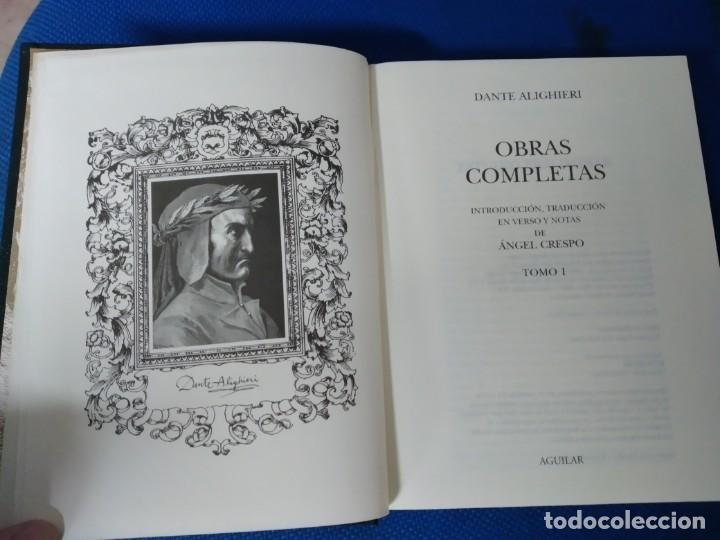 Libros de segunda mano: DANTE. OBRAS COMPLETAS I - Foto 2
