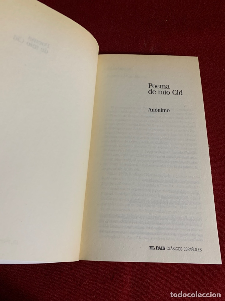 Libros de segunda mano: Poema de m&iacute;o Cid. An&oacute;nimo. - Foto 5