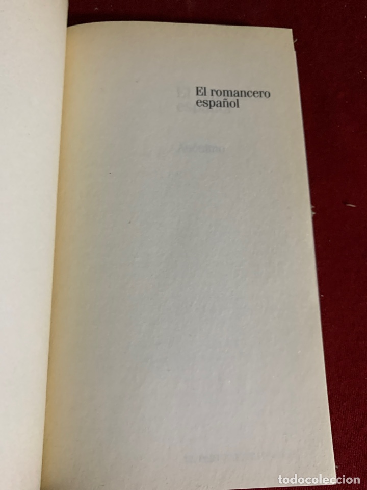 Libros de segunda mano: El romancero espa&ntilde;ol. An&oacute;nimo. - Foto 4