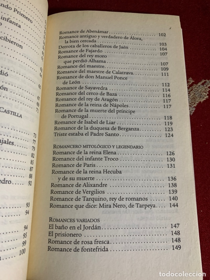 Libros de segunda mano: El romancero espa&ntilde;ol. An&oacute;nimo. - Foto 8