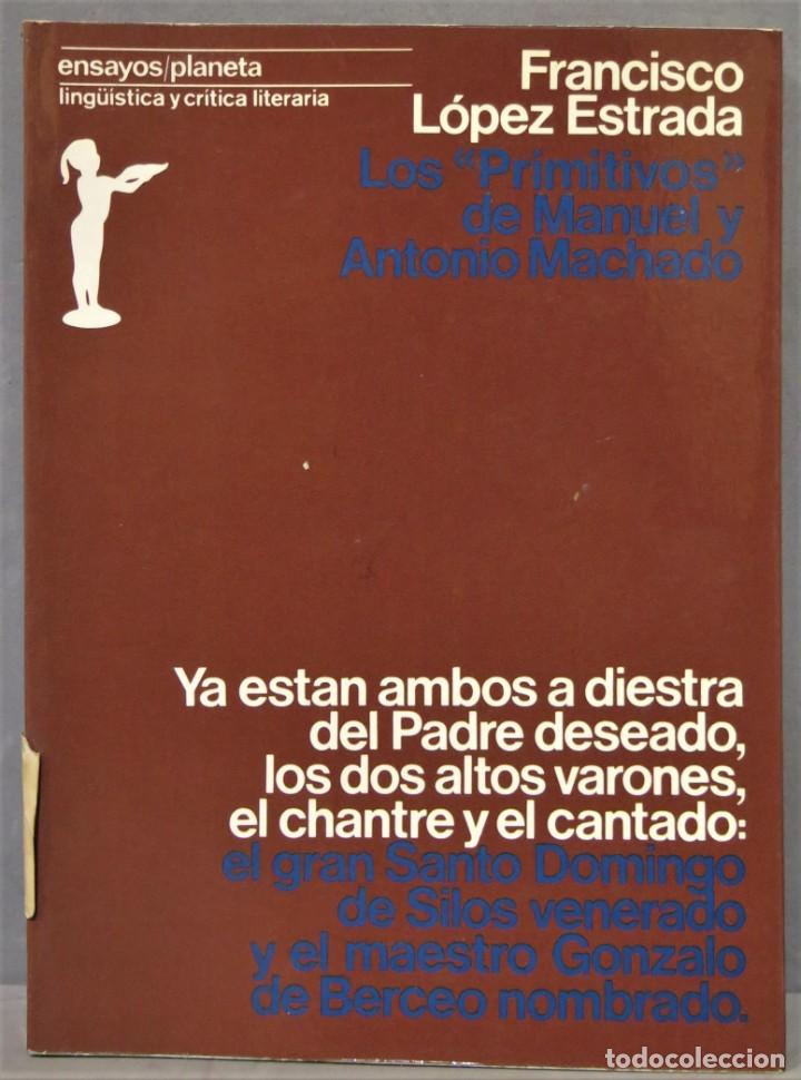 Libros de segunda mano: LOS PRIMITIVOS DE MANUEL Y ANTONIO MACHADO - Foto 1