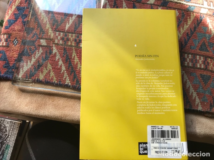Libros de segunda mano: Poes&iacute;a sin fin. Alejandro Jodorowsky - Foto 3
