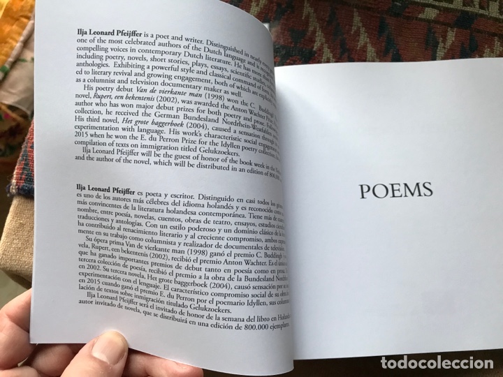 Libros de segunda mano: Ilja Leonard Pfeijffer. Poems. Versopolis - Foto 4