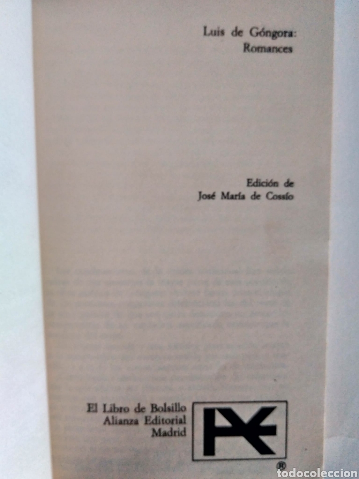 Libros de segunda mano: Romances / Luis de G&oacute;ngora - Foto 2
