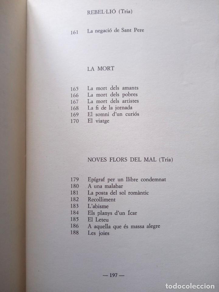 Libros de segunda mano: CHARLES BAUDELAIRE LES FLORS DEL MAL - Foto 10