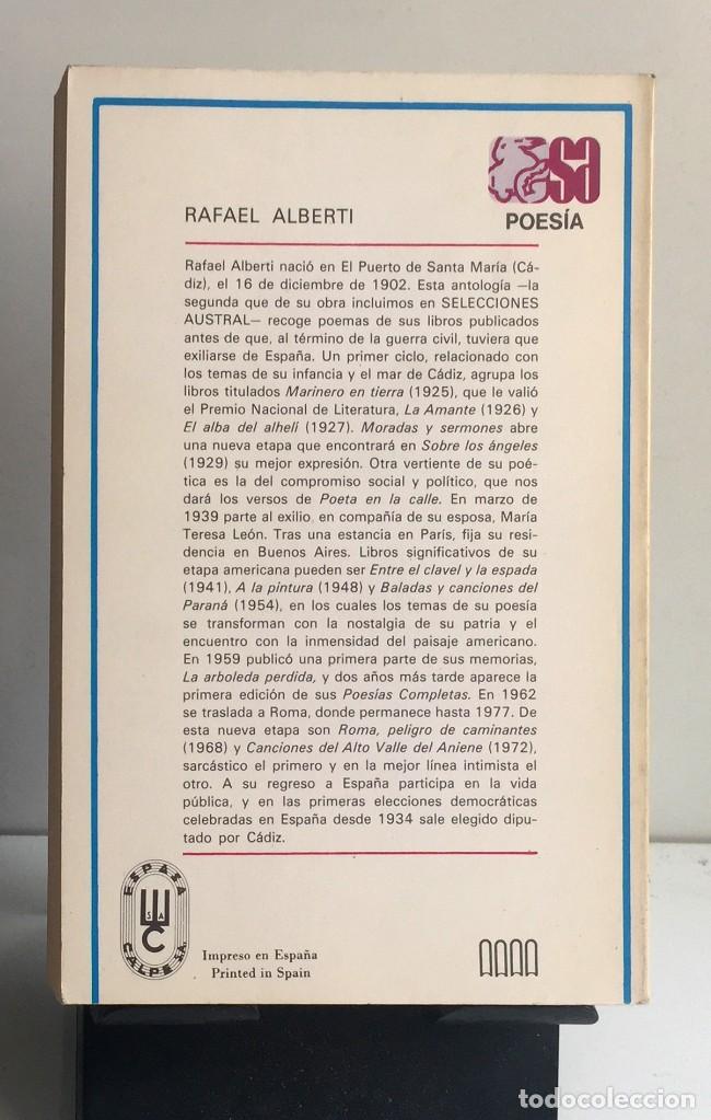 Libros de segunda mano: CANTO DE SIEMPRE. Rafael Alberti - Foto 2