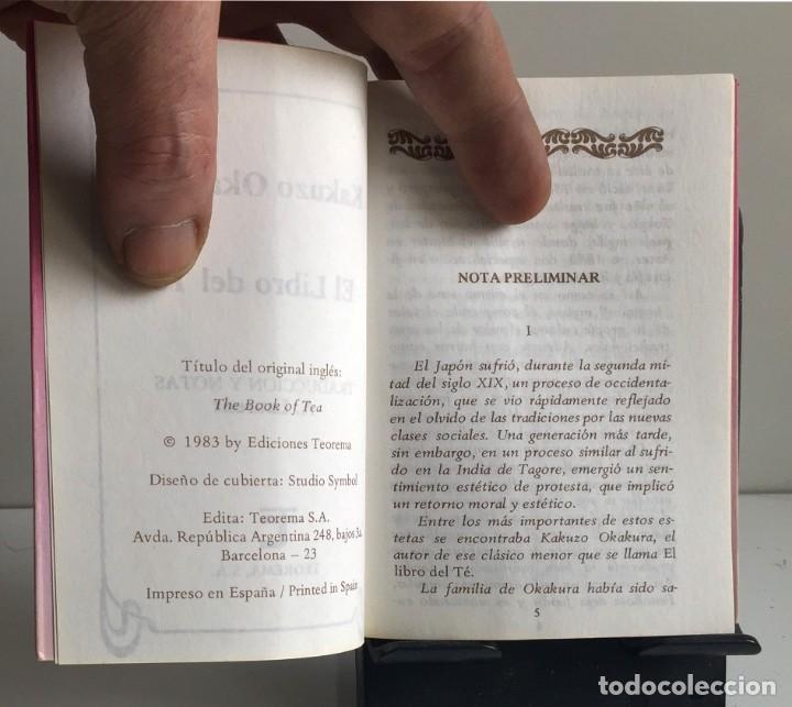 Libros de segunda mano: EL LIBRO DEL T&Eacute;. Kakuzo Okakura - Foto 4