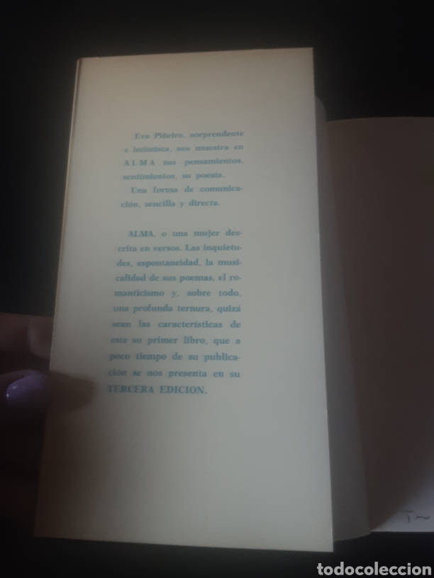 Libros de segunda mano: Alma -Eva Pi&ntilde;eiro Melchor- - Foto 4