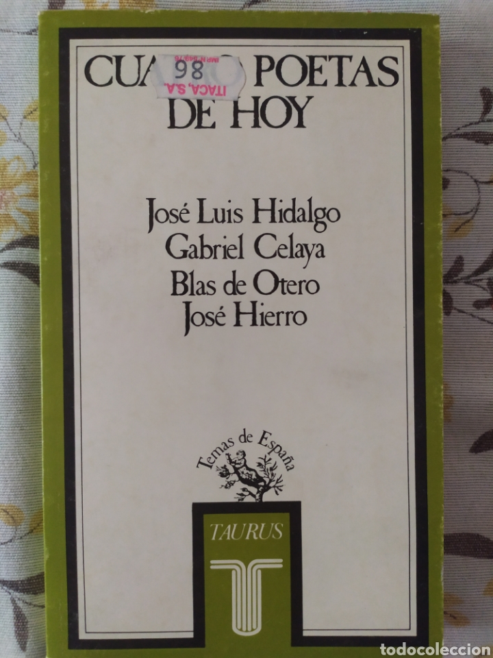 Libros de segunda mano: Cuatro poetas de hoy - Foto 1