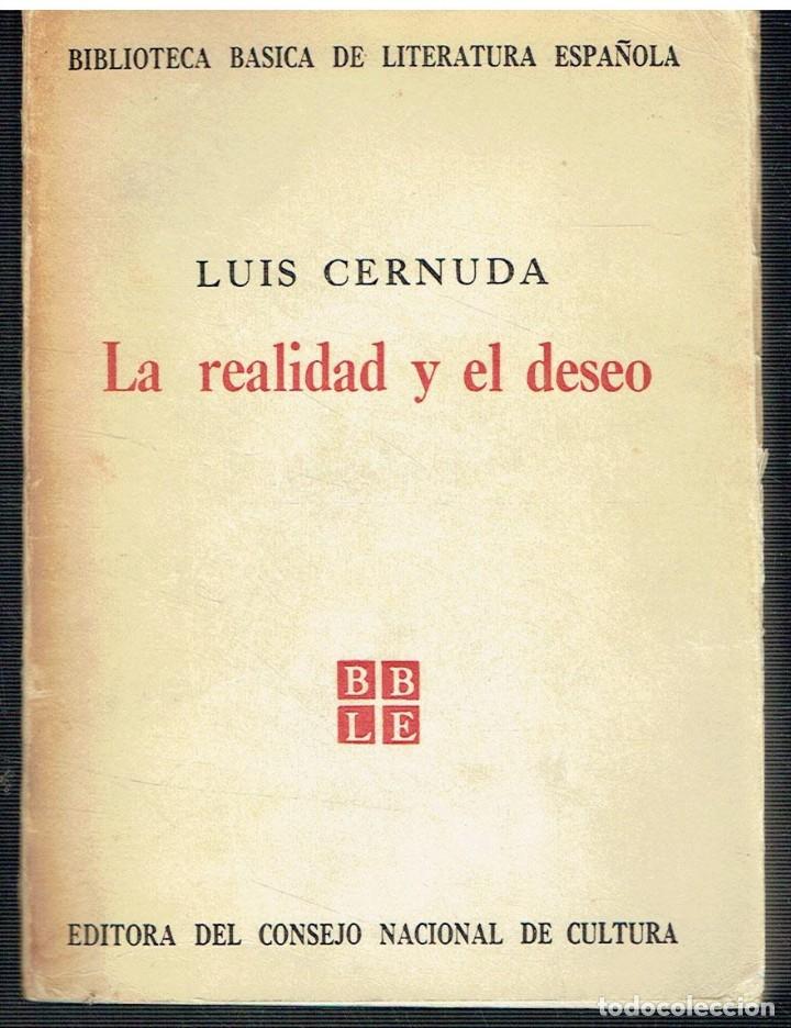 La Realidad Y El Deseo.. - Luis Cernuda.. - Comprar Libros De Poesía En ...