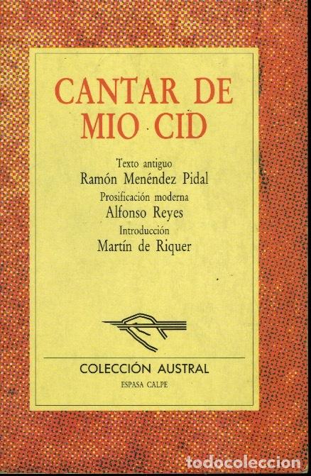 Libros de segunda mano: CANTAR DE M&Iacute;O CID - Foto 1