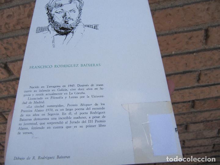 Libros de segunda mano: Baixeras, Francisco R. - LA CIUDAD SUMERGIDA. - Foto 4