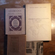 Libros de segunda mano: AMB LES CLARORS LLUNYANES MONTSE GIBERT SEDA FERRE + 3. Lote 331008843